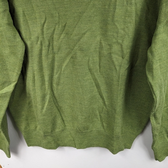 Guy Risoldi Men's Merino Wool Collared Pull-Over Sweater Sz S - Picture 4 of 9